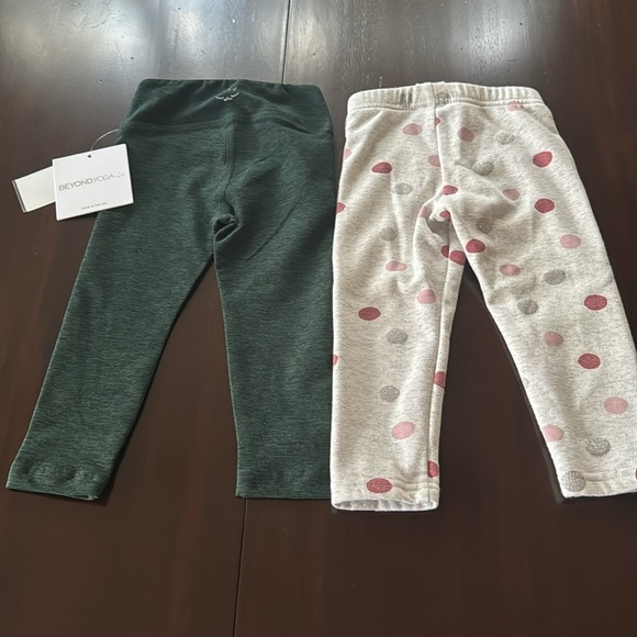 Toddler Girl Six Pants Bundle  | 2T    (Hudson, Beyond Yoga, Carters and More) - Picture 3 of 11